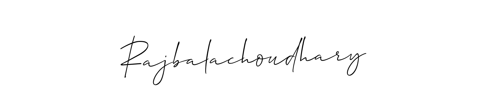 You should practise on your own different ways (Allison_Script) to write your name (Rajbalachoudhary) in signature. don't let someone else do it for you. Rajbalachoudhary signature style 2 images and pictures png