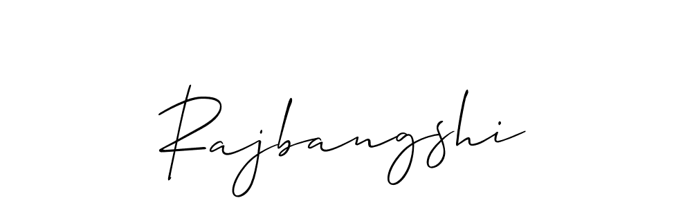 Use a signature maker to create a handwritten signature online. With this signature software, you can design (Allison_Script) your own signature for name Rajbangshi. Rajbangshi signature style 2 images and pictures png