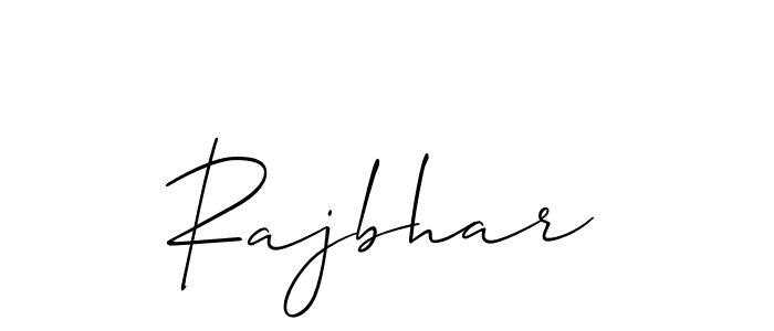 It looks lik you need a new signature style for name Rajbhar. Design unique handwritten (Allison_Script) signature with our free signature maker in just a few clicks. Rajbhar signature style 2 images and pictures png