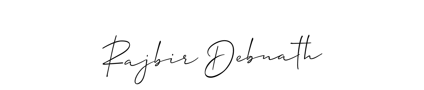 How to Draw Rajbir Debnath signature style? Allison_Script is a latest design signature styles for name Rajbir Debnath. Rajbir Debnath signature style 2 images and pictures png