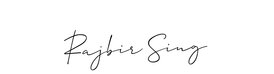 How to make Rajbir Sing name signature. Use Allison_Script style for creating short signs online. This is the latest handwritten sign. Rajbir Sing signature style 2 images and pictures png