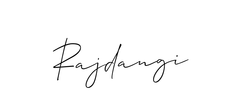 Rajdangi stylish signature style. Best Handwritten Sign (Allison_Script) for my name. Handwritten Signature Collection Ideas for my name Rajdangi. Rajdangi signature style 2 images and pictures png