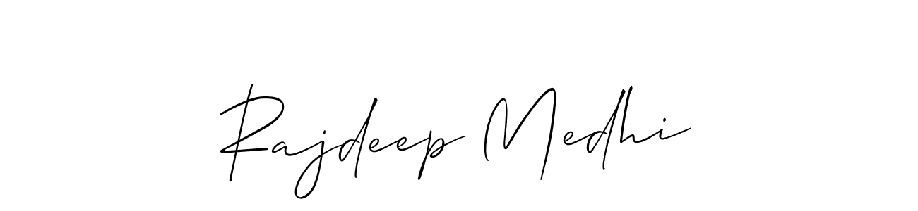 Also we have Rajdeep Medhi name is the best signature style. Create professional handwritten signature collection using Allison_Script autograph style. Rajdeep Medhi signature style 2 images and pictures png