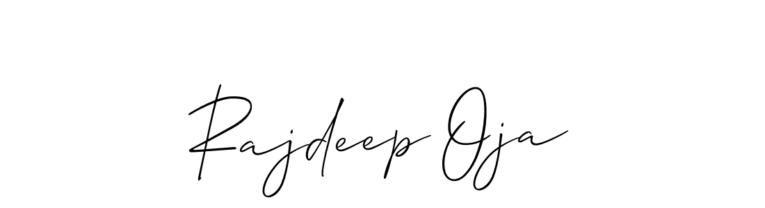 Design your own signature with our free online signature maker. With this signature software, you can create a handwritten (Allison_Script) signature for name Rajdeep Oja. Rajdeep Oja signature style 2 images and pictures png