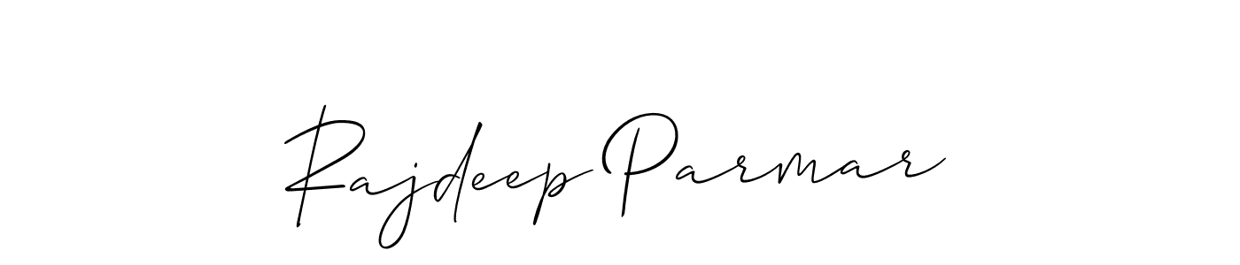 Also we have Rajdeep Parmar name is the best signature style. Create professional handwritten signature collection using Allison_Script autograph style. Rajdeep Parmar signature style 2 images and pictures png