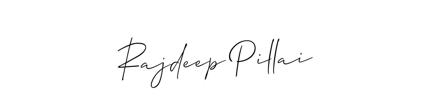 Make a beautiful signature design for name Rajdeep Pillai. Use this online signature maker to create a handwritten signature for free. Rajdeep Pillai signature style 2 images and pictures png