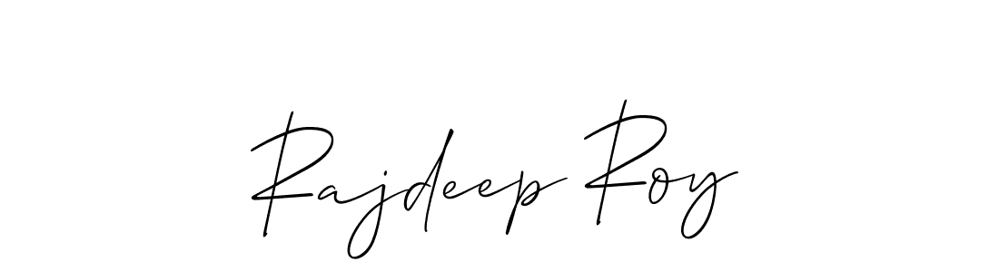 Create a beautiful signature design for name Rajdeep Roy. With this signature (Allison_Script) fonts, you can make a handwritten signature for free. Rajdeep Roy signature style 2 images and pictures png