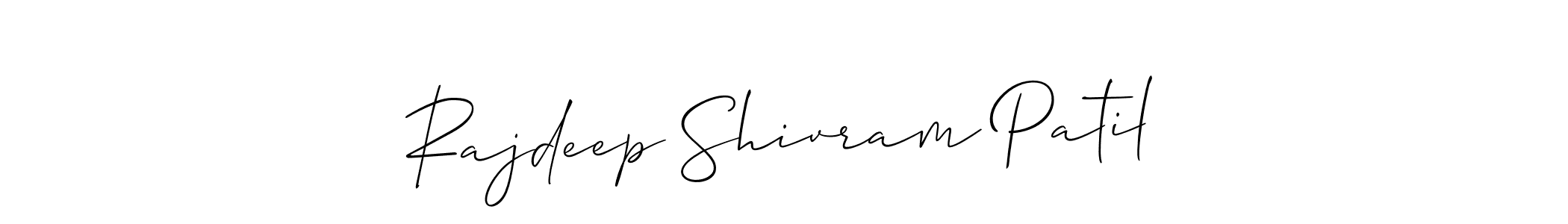 The best way (Allison_Script) to make a short signature is to pick only two or three words in your name. The name Rajdeep Shivram Patil include a total of six letters. For converting this name. Rajdeep Shivram Patil signature style 2 images and pictures png