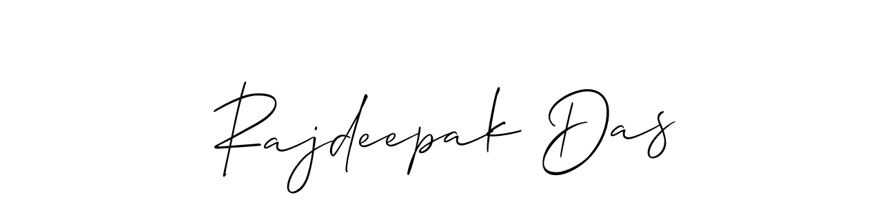 Create a beautiful signature design for name Rajdeepak Das. With this signature (Allison_Script) fonts, you can make a handwritten signature for free. Rajdeepak Das signature style 2 images and pictures png