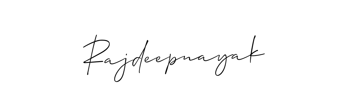 Design your own signature with our free online signature maker. With this signature software, you can create a handwritten (Allison_Script) signature for name Rajdeepnayak. Rajdeepnayak signature style 2 images and pictures png