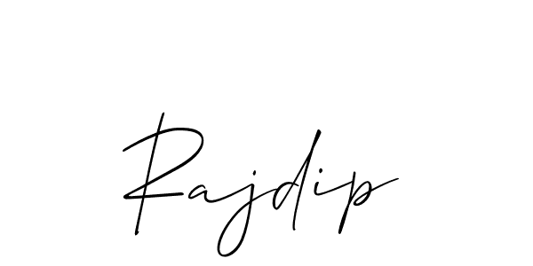 Design your own signature with our free online signature maker. With this signature software, you can create a handwritten (Allison_Script) signature for name Rajdip. Rajdip signature style 2 images and pictures png