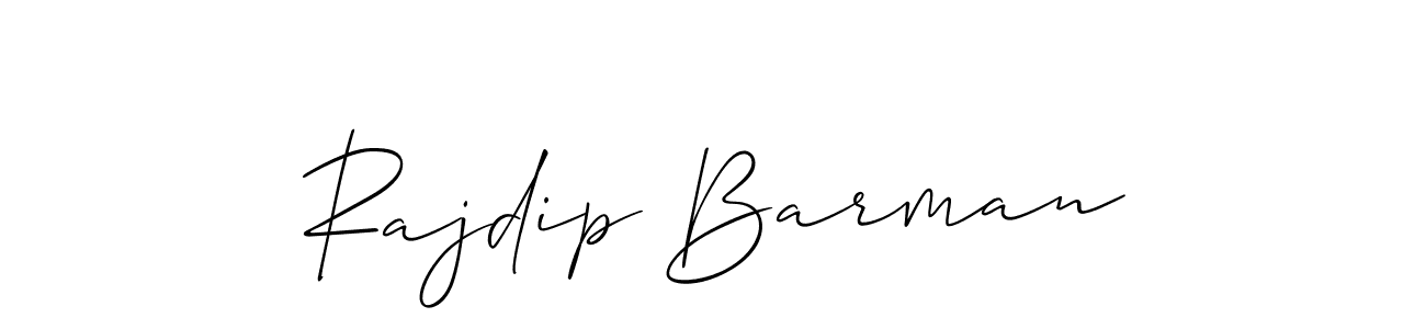 Design your own signature with our free online signature maker. With this signature software, you can create a handwritten (Allison_Script) signature for name Rajdip Barman. Rajdip Barman signature style 2 images and pictures png