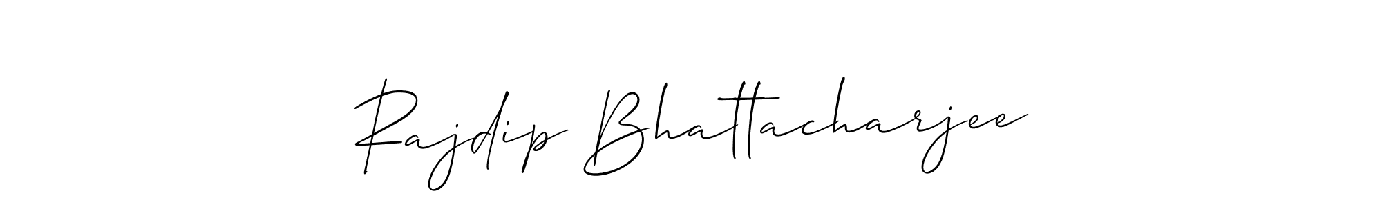 if you are searching for the best signature style for your name Rajdip Bhattacharjee. so please give up your signature search. here we have designed multiple signature styles  using Allison_Script. Rajdip Bhattacharjee signature style 2 images and pictures png