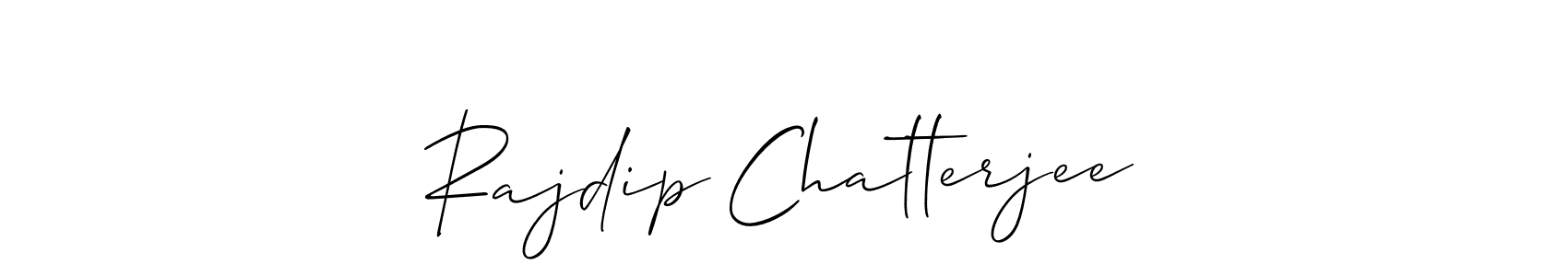 Create a beautiful signature design for name Rajdip Chatterjee. With this signature (Allison_Script) fonts, you can make a handwritten signature for free. Rajdip Chatterjee signature style 2 images and pictures png