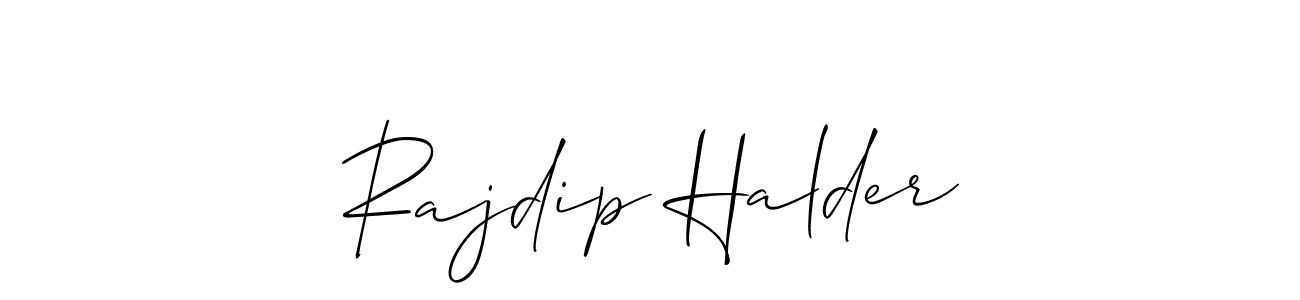 Rajdip Halder stylish signature style. Best Handwritten Sign (Allison_Script) for my name. Handwritten Signature Collection Ideas for my name Rajdip Halder. Rajdip Halder signature style 2 images and pictures png