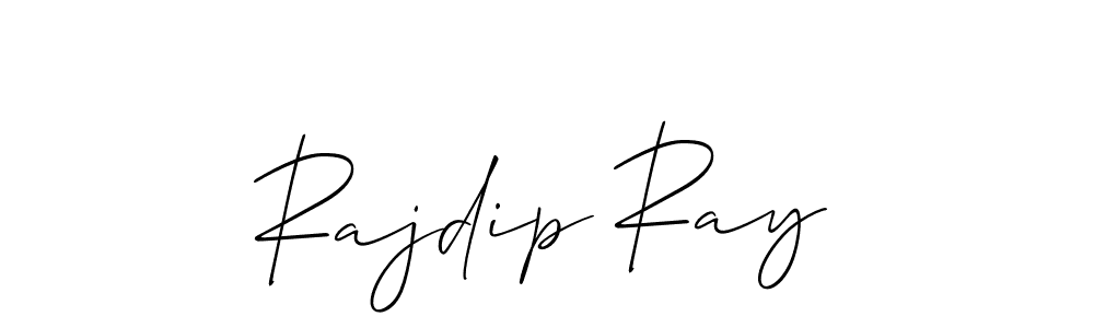 Rajdip Ray stylish signature style. Best Handwritten Sign (Allison_Script) for my name. Handwritten Signature Collection Ideas for my name Rajdip Ray. Rajdip Ray signature style 2 images and pictures png