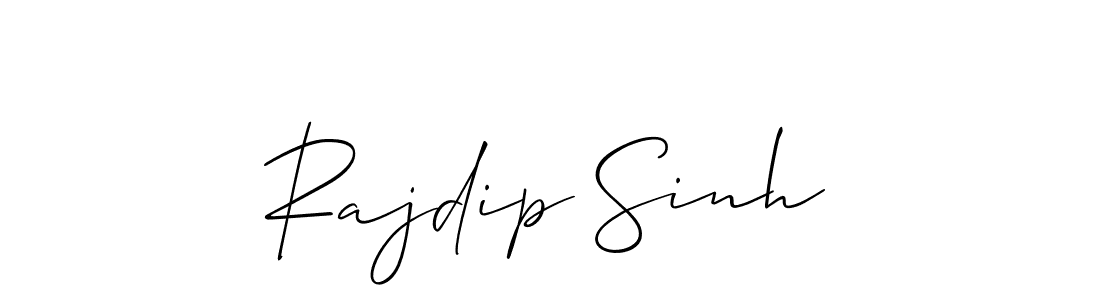 How to Draw Rajdip Sinh signature style? Allison_Script is a latest design signature styles for name Rajdip Sinh. Rajdip Sinh signature style 2 images and pictures png