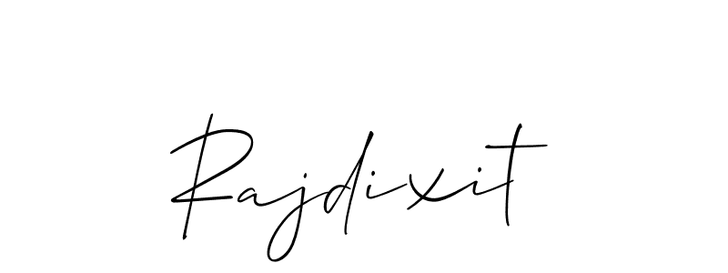 Also we have Rajdixit name is the best signature style. Create professional handwritten signature collection using Allison_Script autograph style. Rajdixit signature style 2 images and pictures png