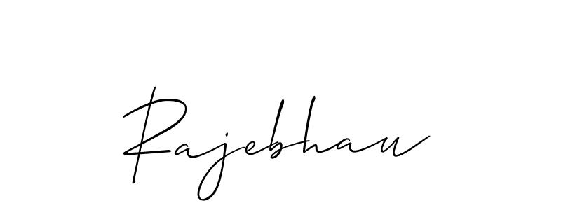 How to Draw Rajebhau signature style? Allison_Script is a latest design signature styles for name Rajebhau. Rajebhau signature style 2 images and pictures png