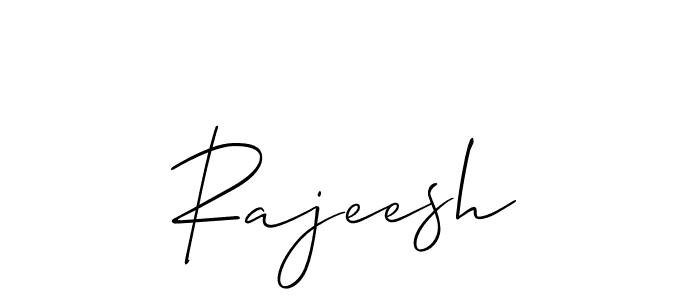 Design your own signature with our free online signature maker. With this signature software, you can create a handwritten (Allison_Script) signature for name Rajeesh. Rajeesh signature style 2 images and pictures png