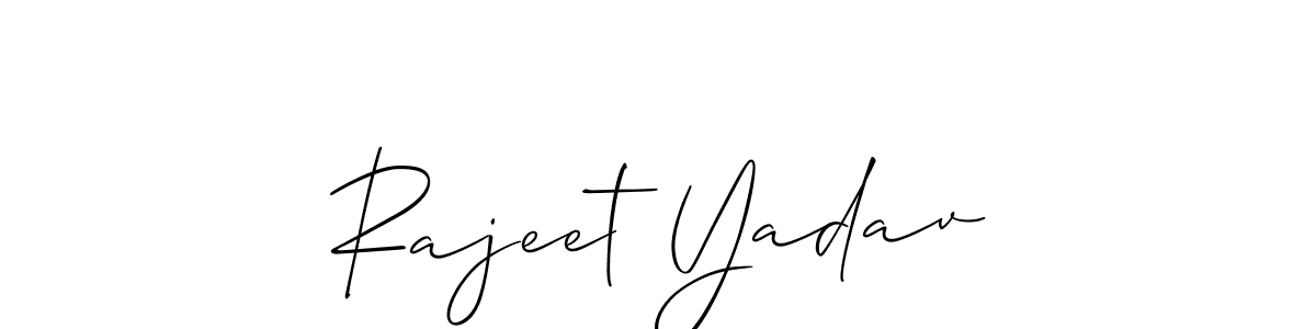 Also You can easily find your signature by using the search form. We will create Rajeet Yadav name handwritten signature images for you free of cost using Allison_Script sign style. Rajeet Yadav signature style 2 images and pictures png