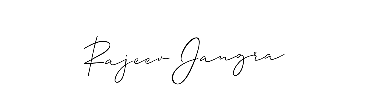 Also You can easily find your signature by using the search form. We will create Rajeev Jangra name handwritten signature images for you free of cost using Allison_Script sign style. Rajeev Jangra signature style 2 images and pictures png