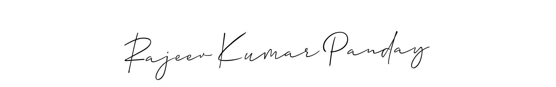 Check out images of Autograph of Rajeev Kumar Panday name. Actor Rajeev Kumar Panday Signature Style. Allison_Script is a professional sign style online. Rajeev Kumar Panday signature style 2 images and pictures png