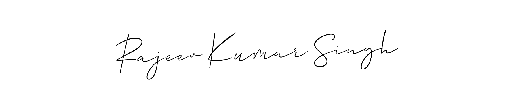 Rajeev Kumar Singh stylish signature style. Best Handwritten Sign (Allison_Script) for my name. Handwritten Signature Collection Ideas for my name Rajeev Kumar Singh. Rajeev Kumar Singh signature style 2 images and pictures png