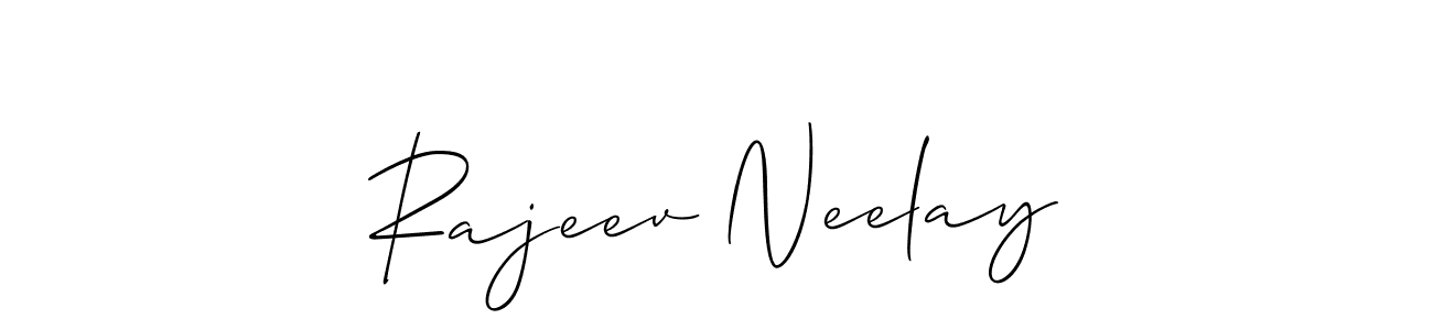 Make a beautiful signature design for name Rajeev Neelay. Use this online signature maker to create a handwritten signature for free. Rajeev Neelay signature style 2 images and pictures png