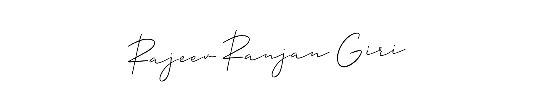 Allison_Script is a professional signature style that is perfect for those who want to add a touch of class to their signature. It is also a great choice for those who want to make their signature more unique. Get Rajeev Ranjan Giri name to fancy signature for free. Rajeev Ranjan Giri signature style 2 images and pictures png
