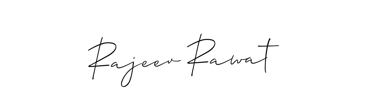 This is the best signature style for the Rajeev Rawat name. Also you like these signature font (Allison_Script). Mix name signature. Rajeev Rawat signature style 2 images and pictures png