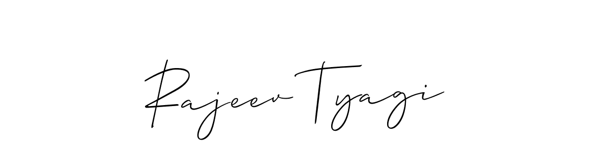 Similarly Allison_Script is the best handwritten signature design. Signature creator online .You can use it as an online autograph creator for name Rajeev Tyagi. Rajeev Tyagi signature style 2 images and pictures png