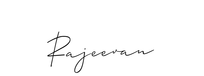 You should practise on your own different ways (Allison_Script) to write your name (Rajeevan) in signature. don't let someone else do it for you. Rajeevan signature style 2 images and pictures png