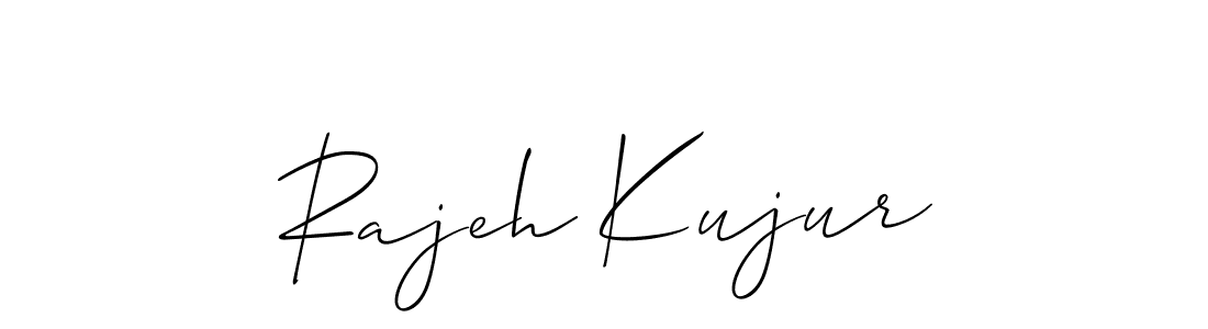 Once you've used our free online signature maker to create your best signature Allison_Script style, it's time to enjoy all of the benefits that Rajeh Kujur name signing documents. Rajeh Kujur signature style 2 images and pictures png