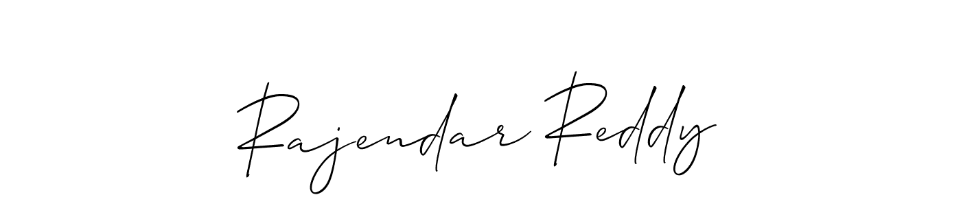 Also we have Rajendar Reddy name is the best signature style. Create professional handwritten signature collection using Allison_Script autograph style. Rajendar Reddy signature style 2 images and pictures png