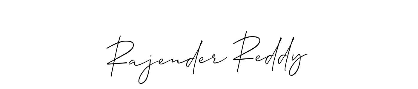 Rajender Reddy stylish signature style. Best Handwritten Sign (Allison_Script) for my name. Handwritten Signature Collection Ideas for my name Rajender Reddy. Rajender Reddy signature style 2 images and pictures png