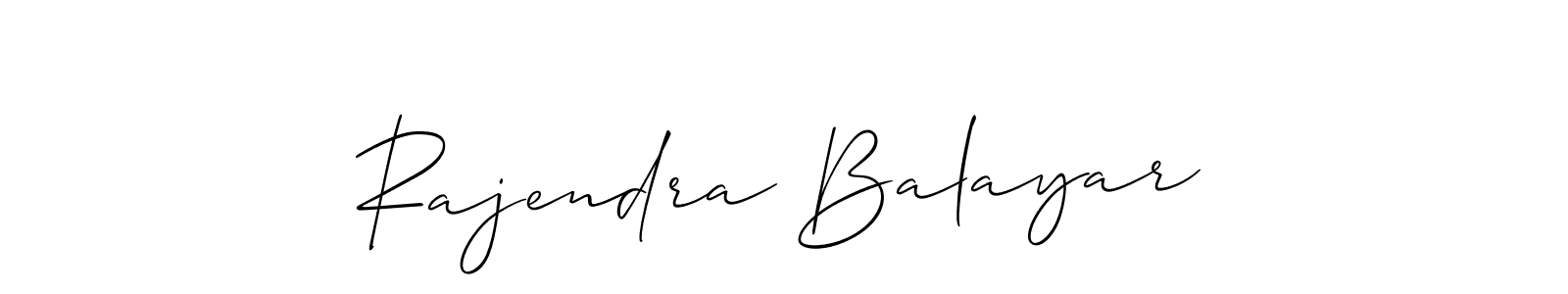 The best way (Allison_Script) to make a short signature is to pick only two or three words in your name. The name Rajendra Balayar include a total of six letters. For converting this name. Rajendra Balayar signature style 2 images and pictures png