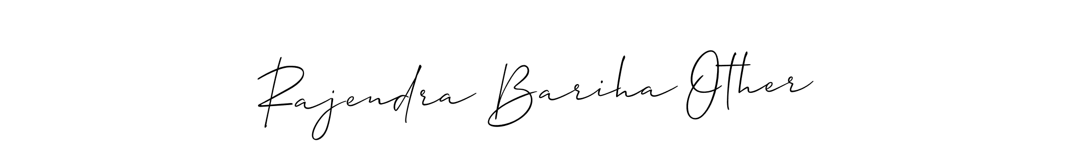 How to Draw Rajendra Bariha Other signature style? Allison_Script is a latest design signature styles for name Rajendra Bariha Other. Rajendra Bariha Other signature style 2 images and pictures png