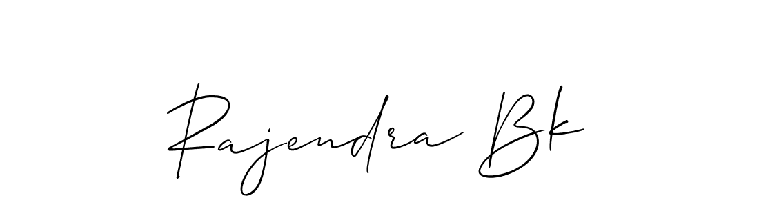 Also we have Rajendra Bk name is the best signature style. Create professional handwritten signature collection using Allison_Script autograph style. Rajendra Bk signature style 2 images and pictures png