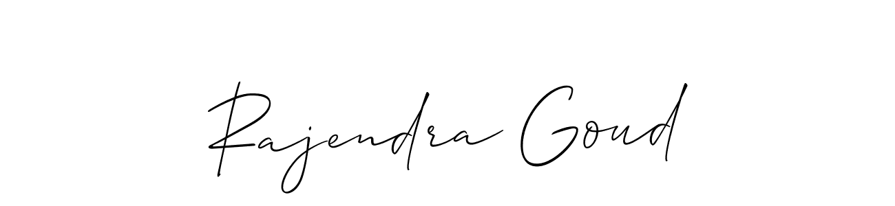 The best way (Allison_Script) to make a short signature is to pick only two or three words in your name. The name Rajendra Goud include a total of six letters. For converting this name. Rajendra Goud signature style 2 images and pictures png