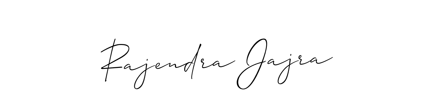 Use a signature maker to create a handwritten signature online. With this signature software, you can design (Allison_Script) your own signature for name Rajendra Jajra. Rajendra Jajra signature style 2 images and pictures png