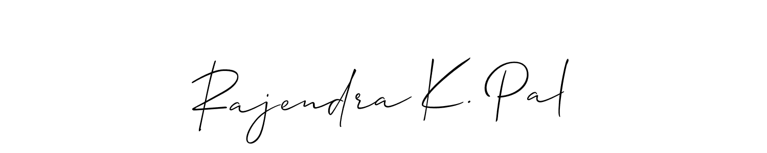 How to Draw Rajendra K. Pal signature style? Allison_Script is a latest design signature styles for name Rajendra K. Pal. Rajendra K. Pal signature style 2 images and pictures png