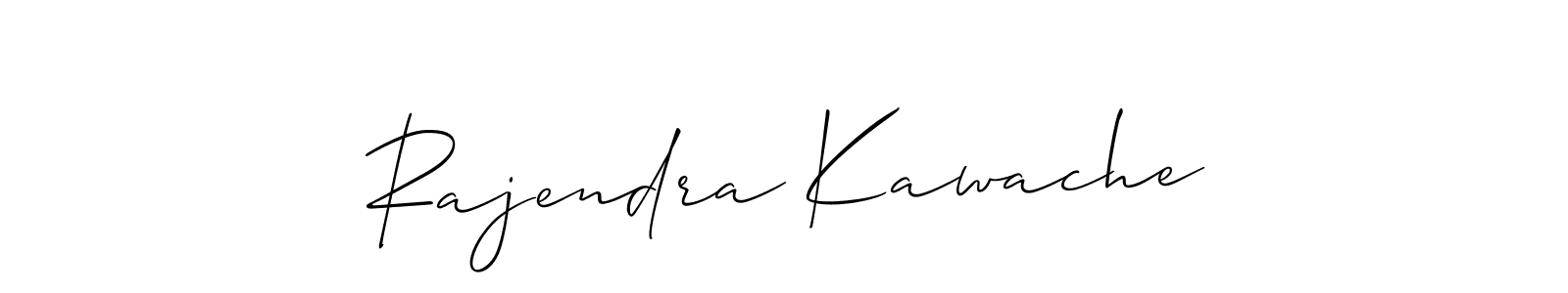 Also You can easily find your signature by using the search form. We will create Rajendra Kawache name handwritten signature images for you free of cost using Allison_Script sign style. Rajendra Kawache signature style 2 images and pictures png