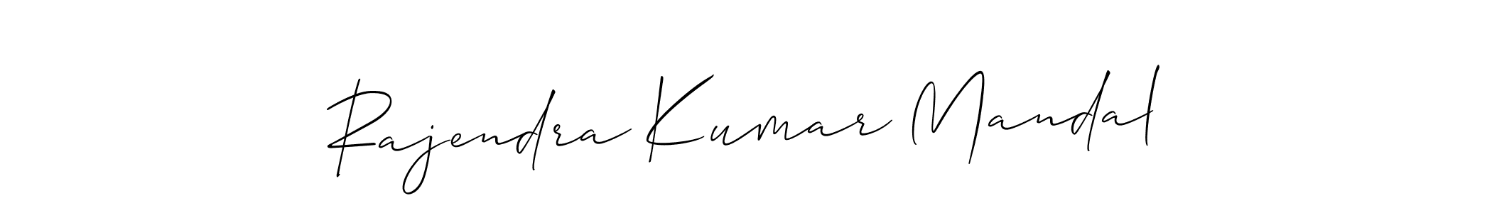 How to Draw Rajendra Kumar Mandal signature style? Allison_Script is a latest design signature styles for name Rajendra Kumar Mandal. Rajendra Kumar Mandal signature style 2 images and pictures png