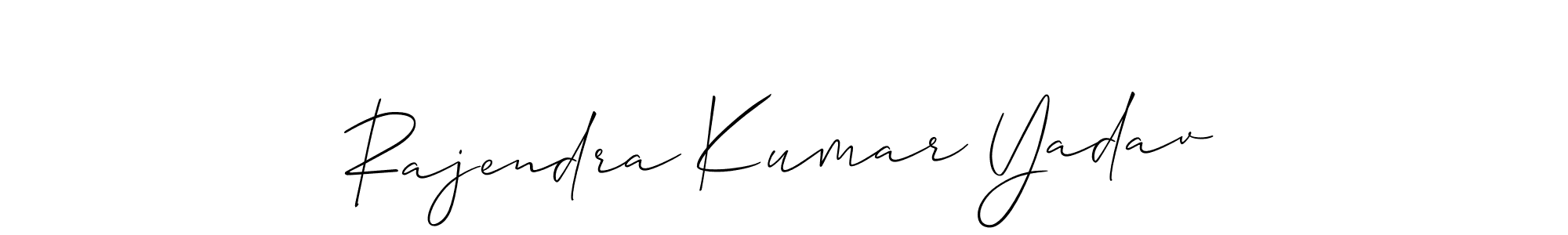 How to Draw Rajendra Kumar Yadav signature style? Allison_Script is a latest design signature styles for name Rajendra Kumar Yadav. Rajendra Kumar Yadav signature style 2 images and pictures png