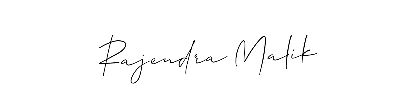 You should practise on your own different ways (Allison_Script) to write your name (Rajendra Malik) in signature. don't let someone else do it for you. Rajendra Malik signature style 2 images and pictures png