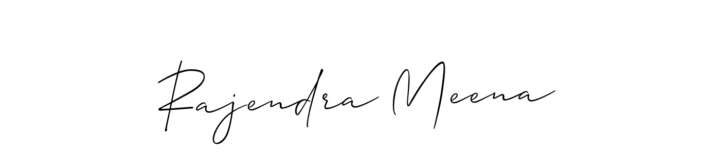 Also we have Rajendra Meena name is the best signature style. Create professional handwritten signature collection using Allison_Script autograph style. Rajendra Meena signature style 2 images and pictures png