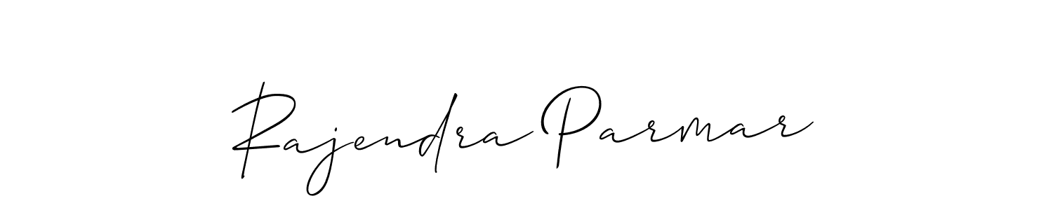 Allison_Script is a professional signature style that is perfect for those who want to add a touch of class to their signature. It is also a great choice for those who want to make their signature more unique. Get Rajendra Parmar name to fancy signature for free. Rajendra Parmar signature style 2 images and pictures png