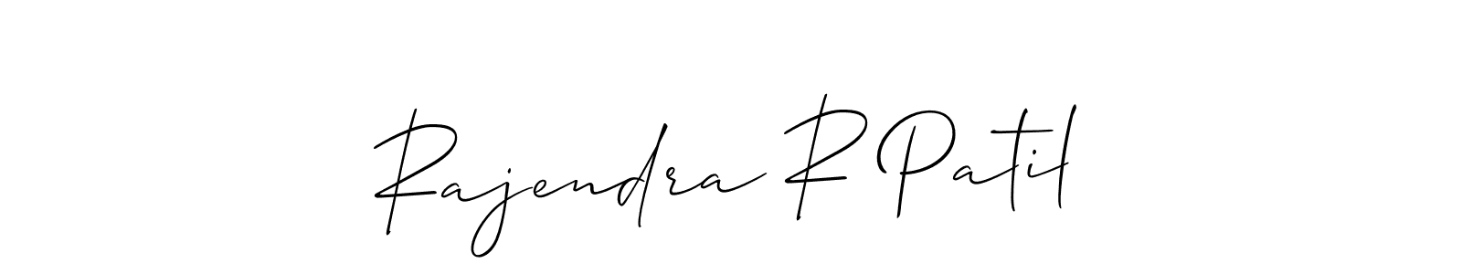 Allison_Script is a professional signature style that is perfect for those who want to add a touch of class to their signature. It is also a great choice for those who want to make their signature more unique. Get Rajendra R Patil name to fancy signature for free. Rajendra R Patil signature style 2 images and pictures png