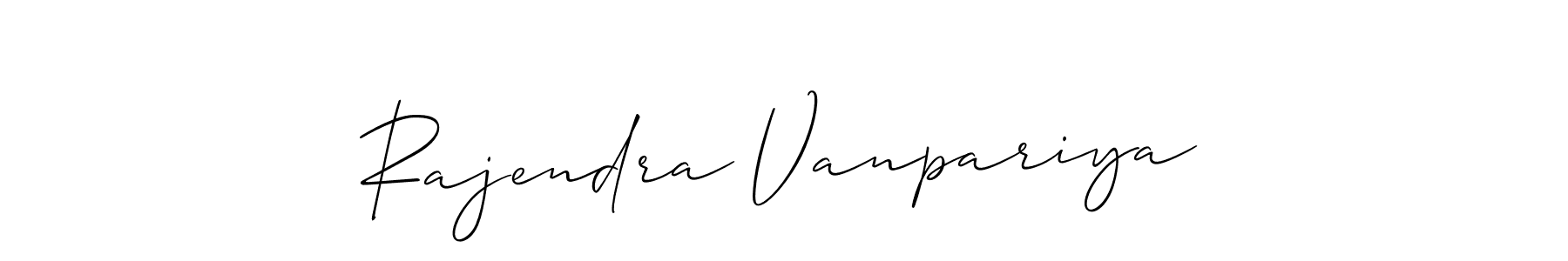 Once you've used our free online signature maker to create your best signature Allison_Script style, it's time to enjoy all of the benefits that Rajendra Vanpariya name signing documents. Rajendra Vanpariya signature style 2 images and pictures png